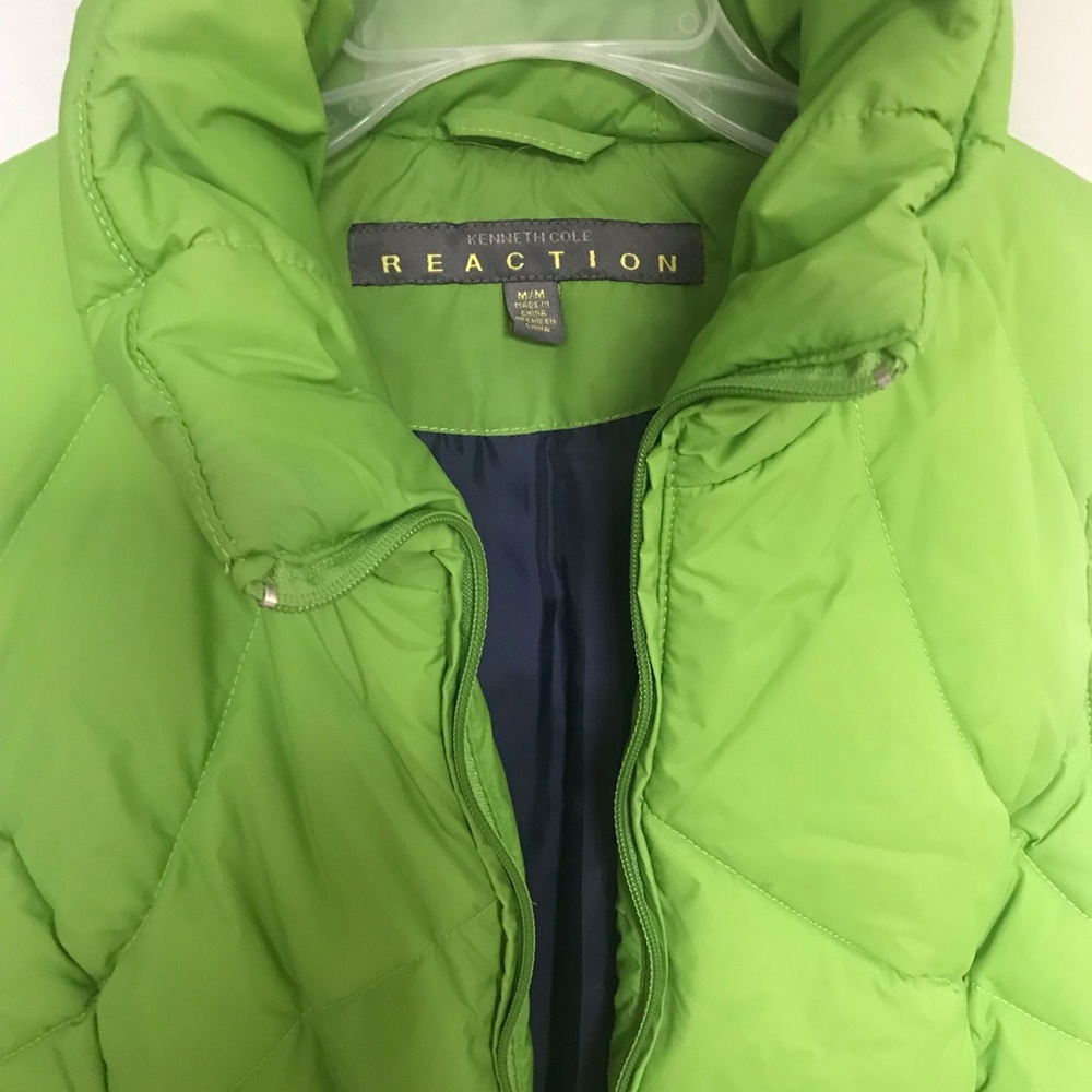 Kenneth Cole green puffy vest. Perfect condition!